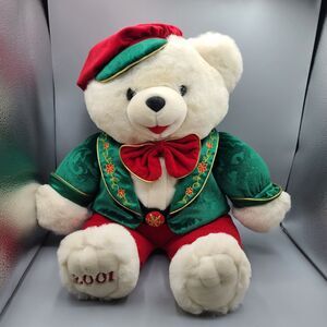 DanDee 2001 Snowflake Friends Teddy Bear Christmas Stuffed Plush